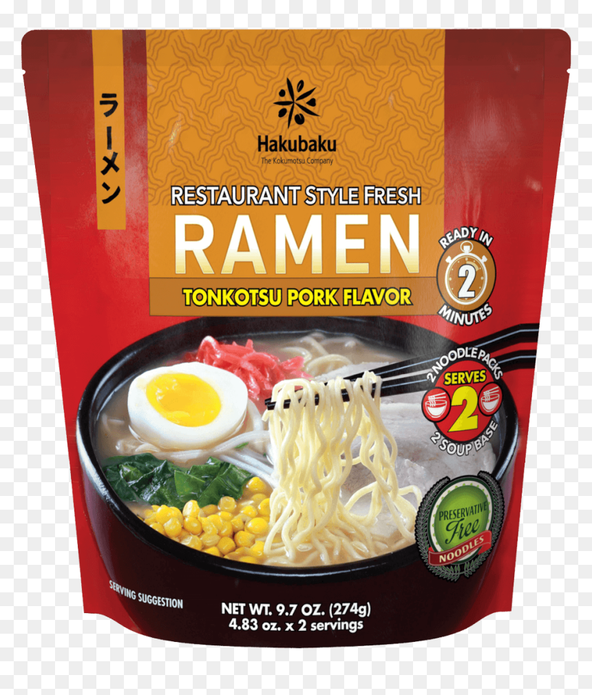 Image - Hakubaku Shoyu Ramen, HD Png Download - ramen noodles png