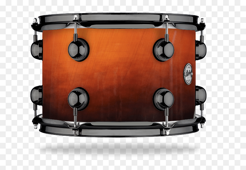Hw Black Nickel - Dark Blue Burst Drum, HD Png Download - black fade png