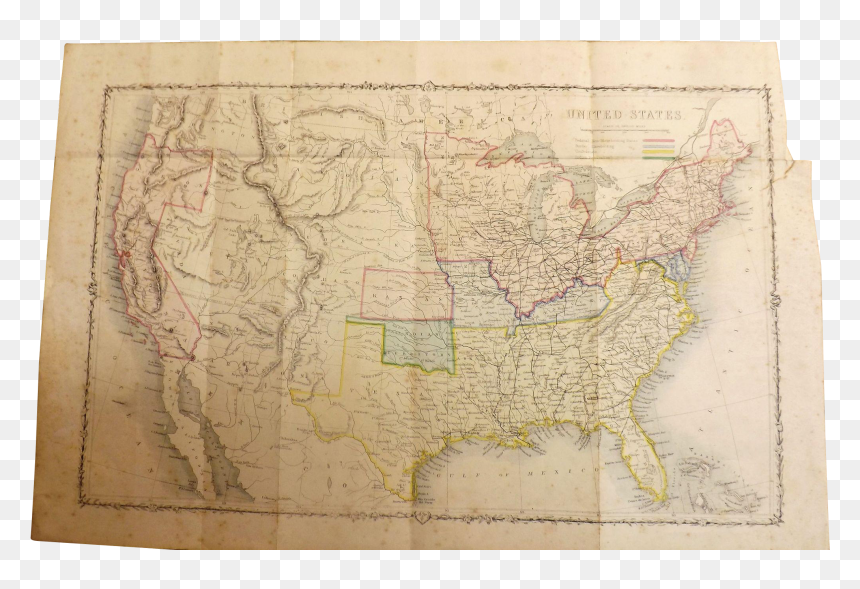 United States Map Png, Transparent Png - united states map png