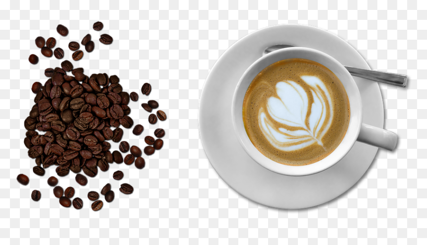 Coffee Beans Top Png, Transparent Png - cafe png