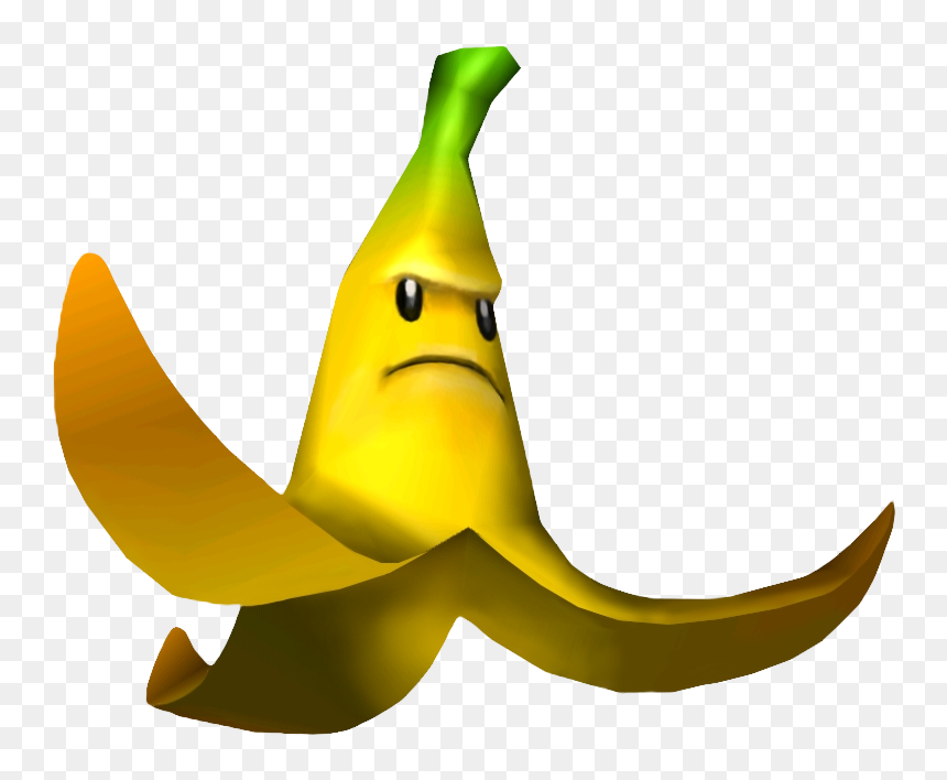 Mario Kart Double Dash Big Banana Clipart , Png Download - Mario Kart Double Dash Banana, Transparent Png - banana peel png