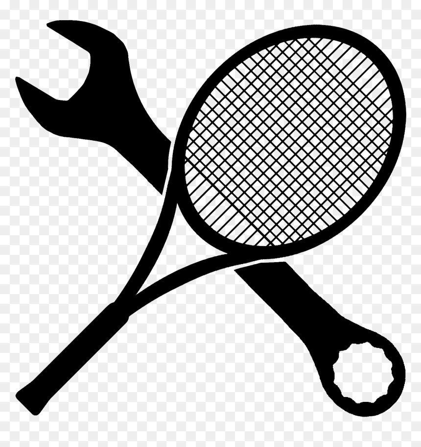 Badmintonracket Badmintonracket Shuttlecock Clip Art - Tennis Racket Transparent Background, HD Png Download - tennis racket png