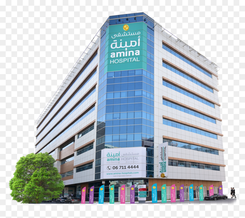 Amina Hospital Ajman, HD Png Download - hospital png