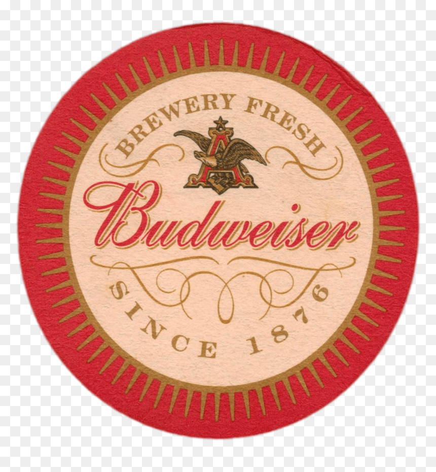 Budweiser Beer Coaster Clip Arts - Budweiser, HD Png Download - budweiser logo png
