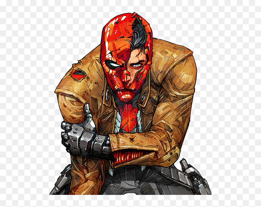 [ Jason Todd In Red Hood And The Outlaws - Fan Art Jason Todd Red Hood, HD Png Download - red hood png