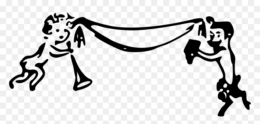 Cherubs Holding Small Blank Banner Clip Arts - Cherub Holding Flag Art, HD Png Download - blank banner png