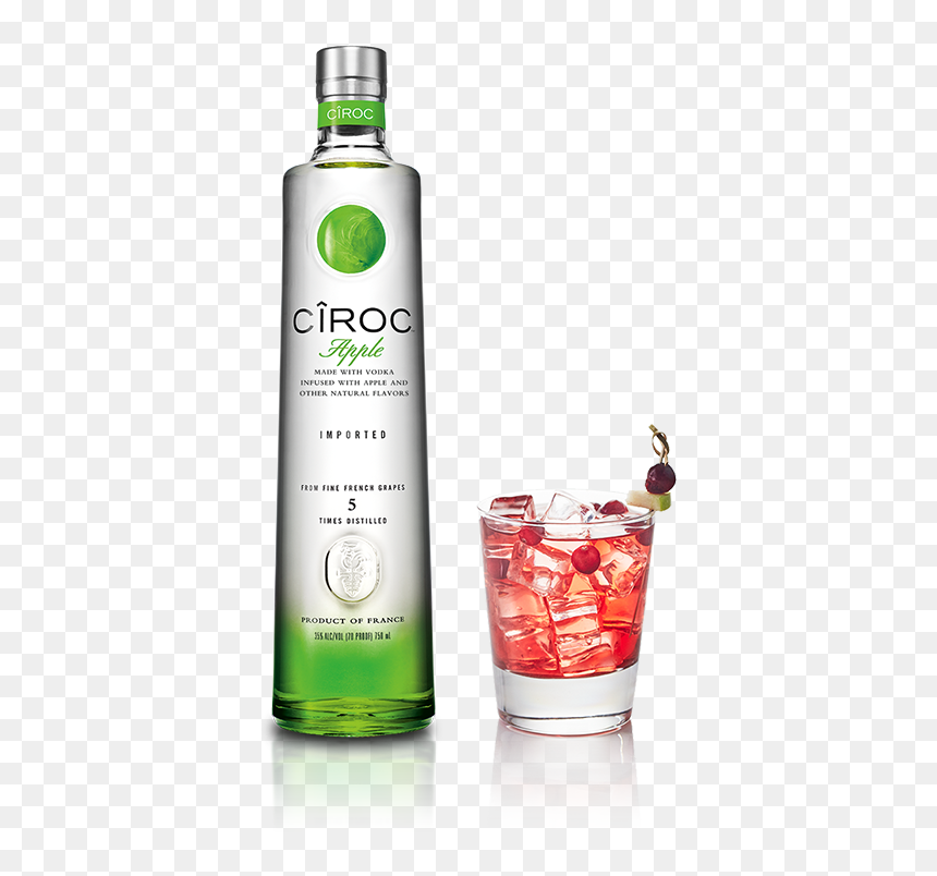 Ciroc Apple Vodka 50 Ml, HD Png Download - ciroc png