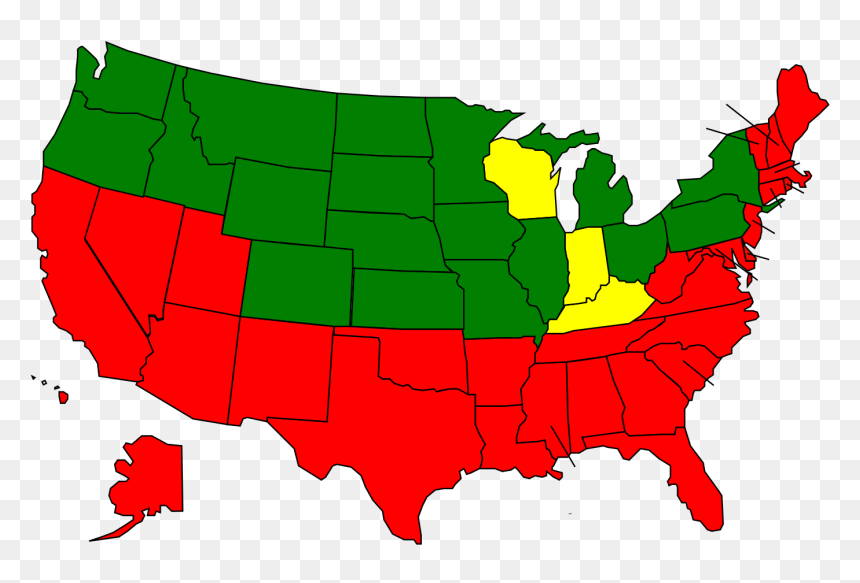 United States Icon Blue, HD Png Download - united states map png