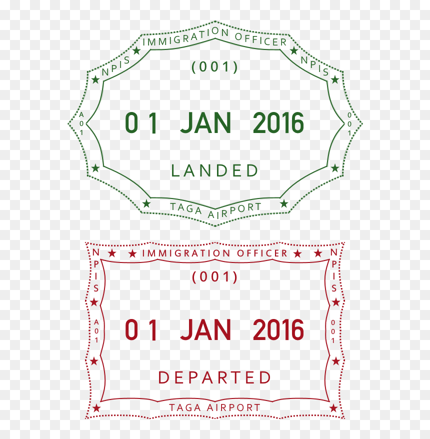 Png Library Download Stamp Transparent Passport - Passport Stamp Transparent Png, Png Download - passport stamp png