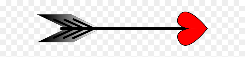 Hearted Arrow Vector Image - Cupid Arrow Clip Art, HD Png Download - arrow vector png