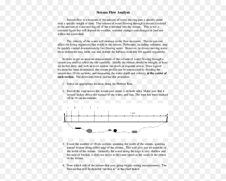 Document, HD Png Download - water stream png