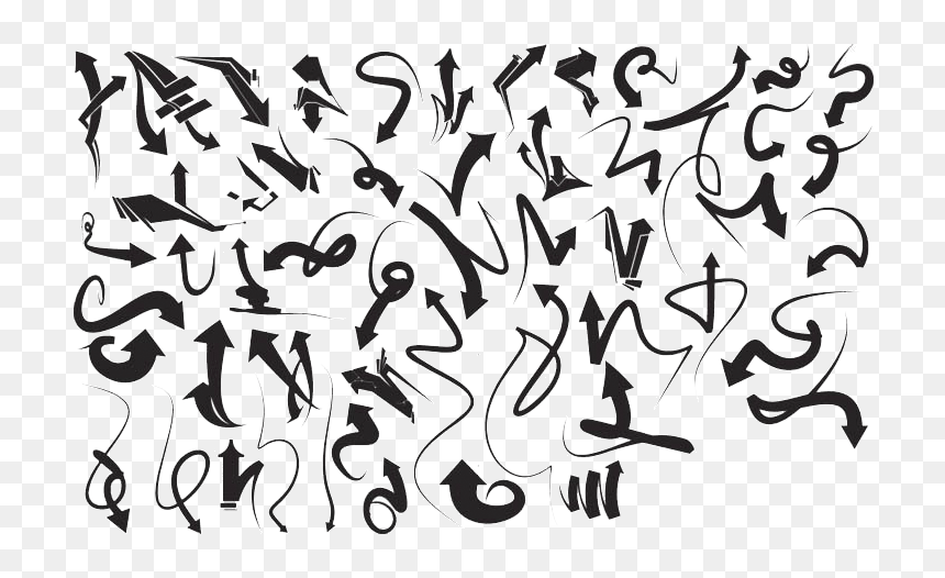Graffiti Arrow Vectors Free - Vector Arrow, HD Png Download - arrow vector png