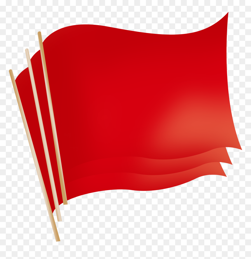 Red Flag Fluttering Png Download - 学习 雷锋 纪念 日, Transparent Png - learning png