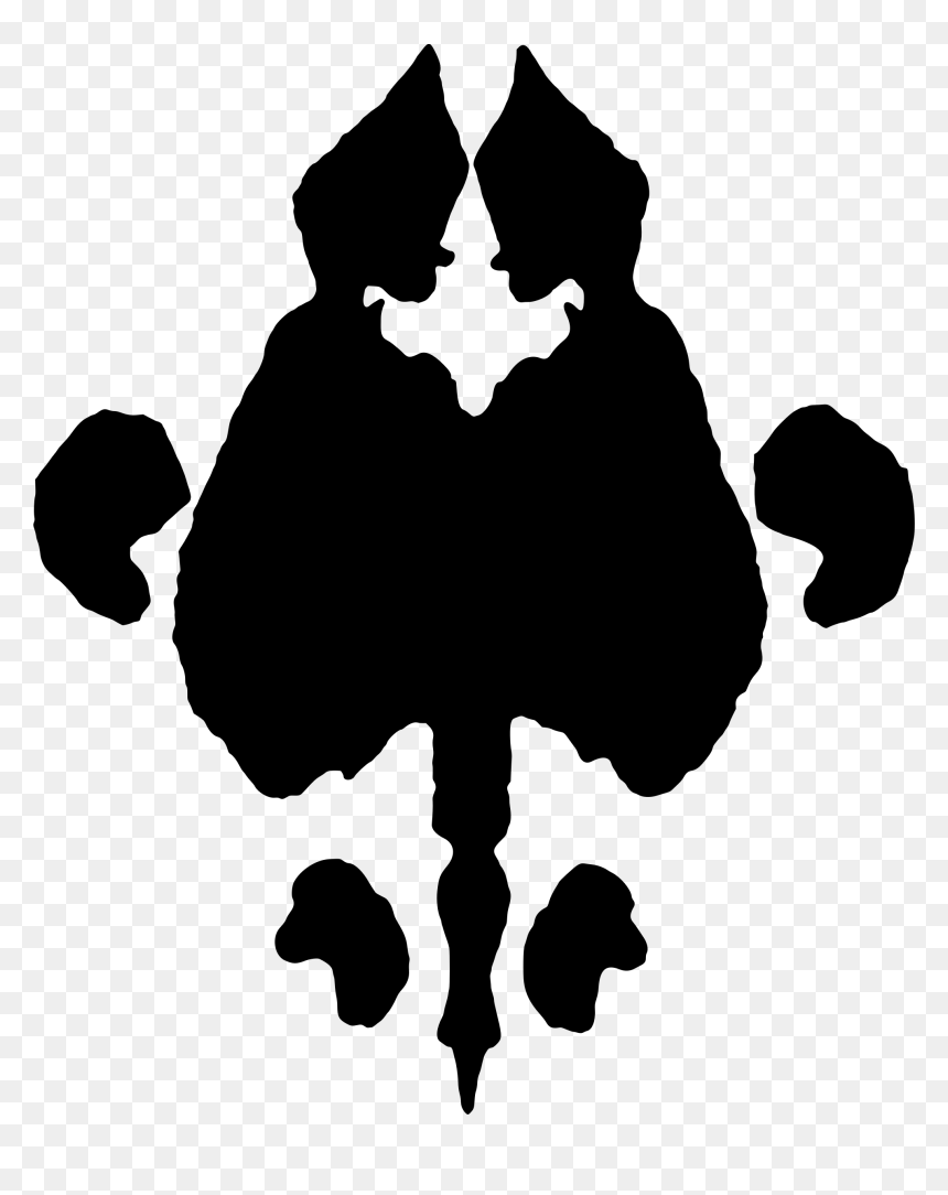 Inkblot Clip Arts - Psychology Rorschach Inkblot Tests, HD Png Download - ink blot png