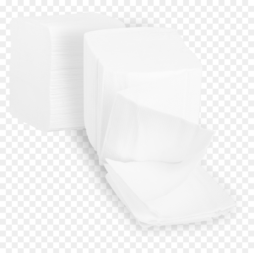 Toilet Paper Stacked/folded Toilet Paper, - Tissue Paper, HD Png Download - toilet paper png