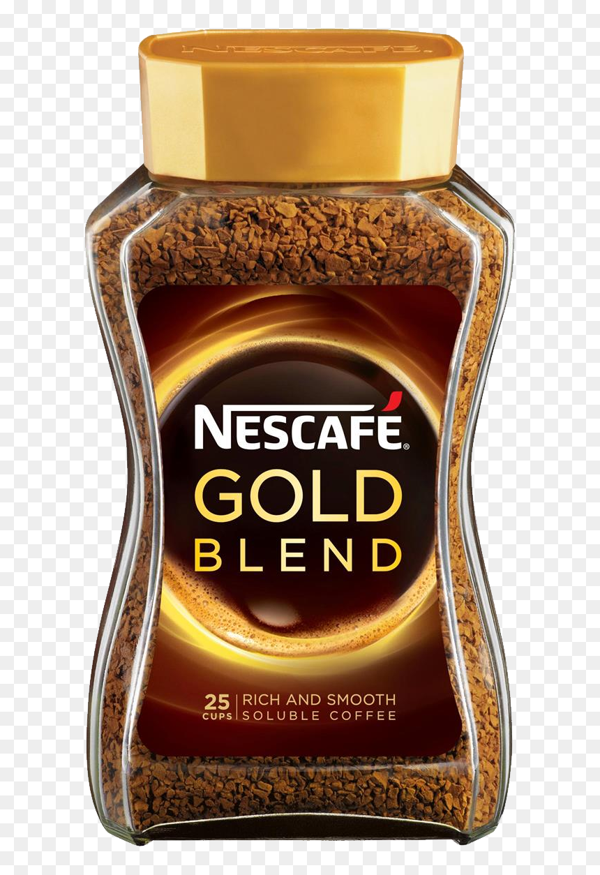 Instant Coffee Nescafe Gold, HD Png Download - cafe png