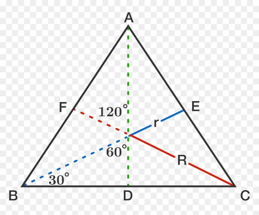 In This Way, The Equilateral Triangle Is In Company - Equilateral Triangle Internal Angles, HD Png Download - equilateral triangle png