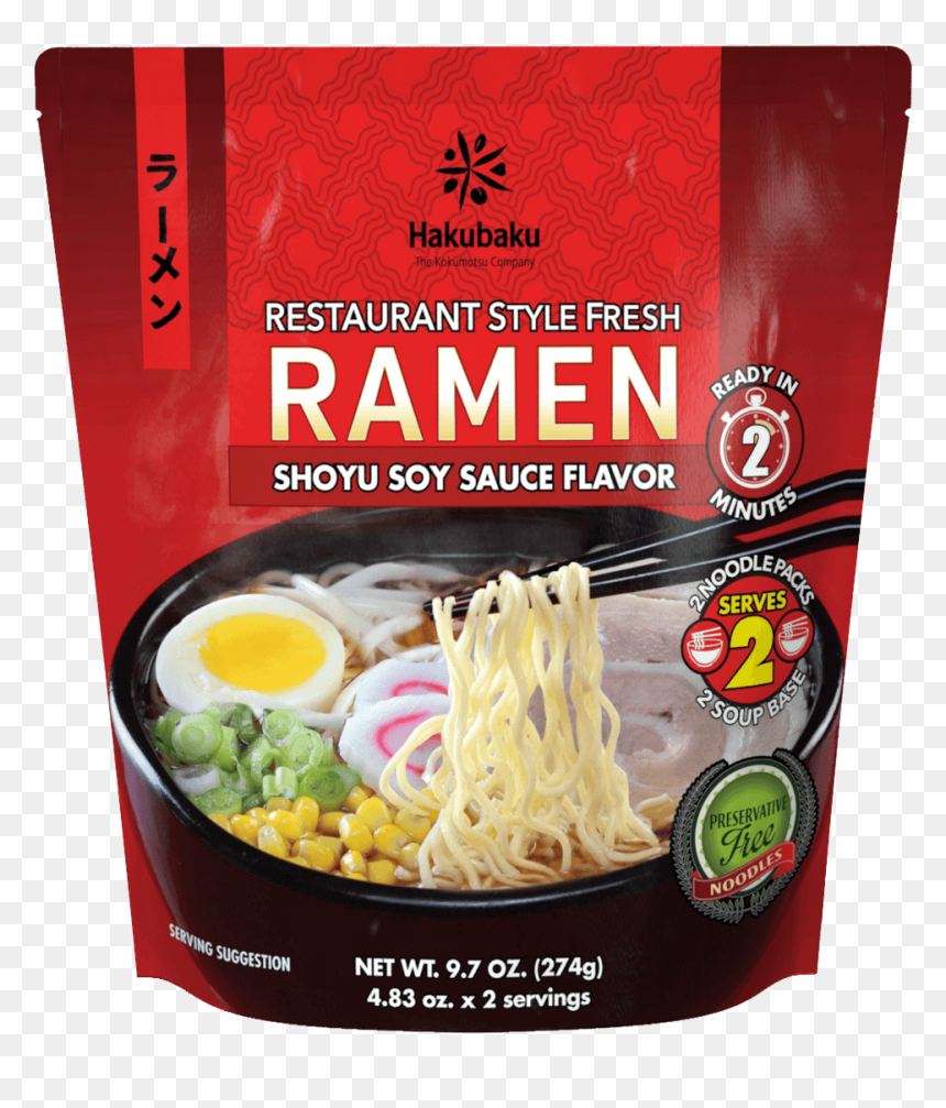 Image - Hakubaku Shoyu Ramen, HD Png Download - ramen noodles png