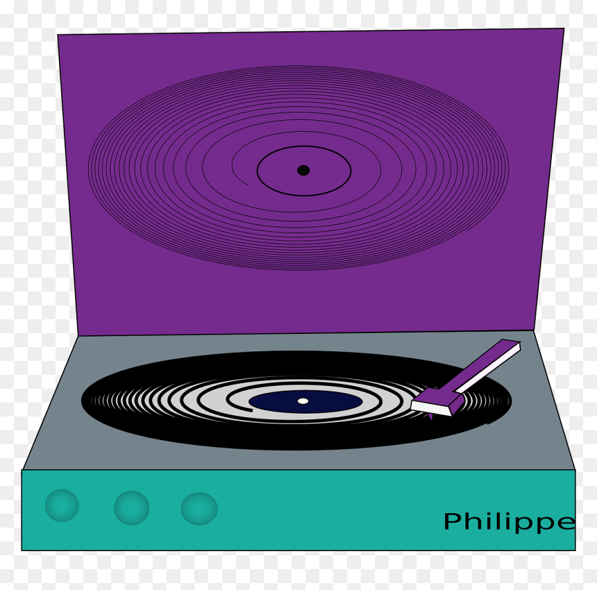 Phonograph Record, HD Png Download - turntable png