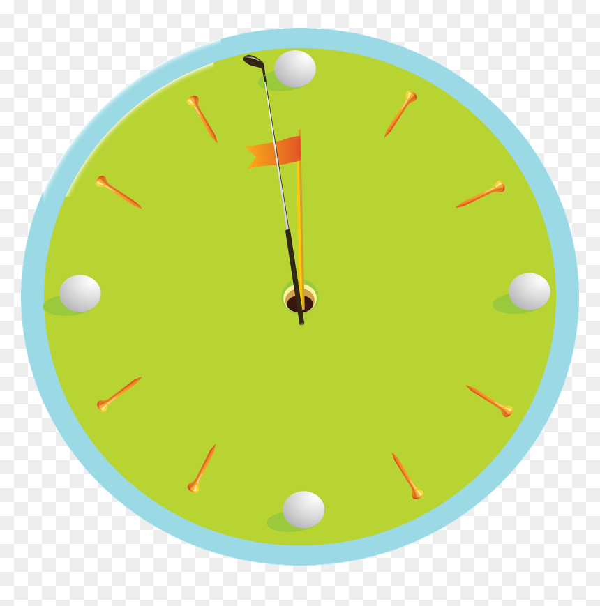 Clock Face Dial Golf Ball Tee Png Image Clipart , Png - صورة ساعة متحركة, Transparent Png - clock face png