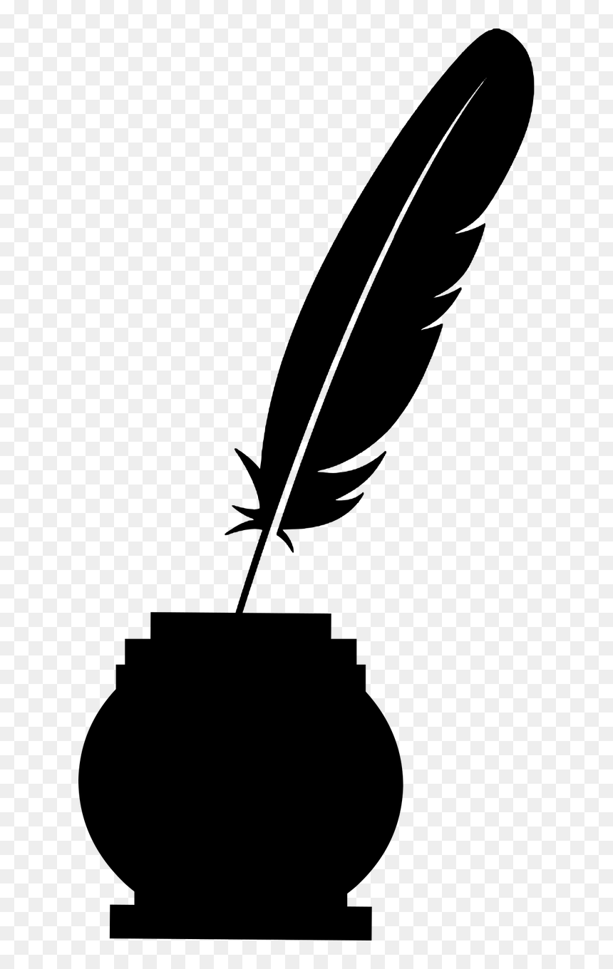 Feather Clipart, HD Png Download - quill png