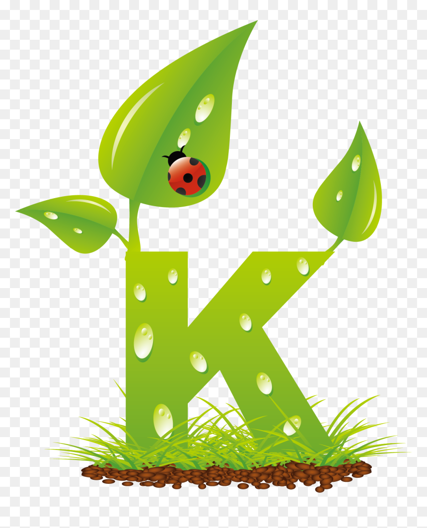 Letters Vector Grass Clipart Royalty Free Library - Letter, HD Png Download - grass vector png