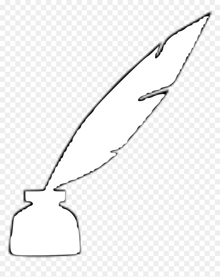 Line Art, HD Png Download - quill png