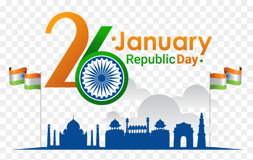 Republic Day - Republic Day India Png, Transparent Png - january png