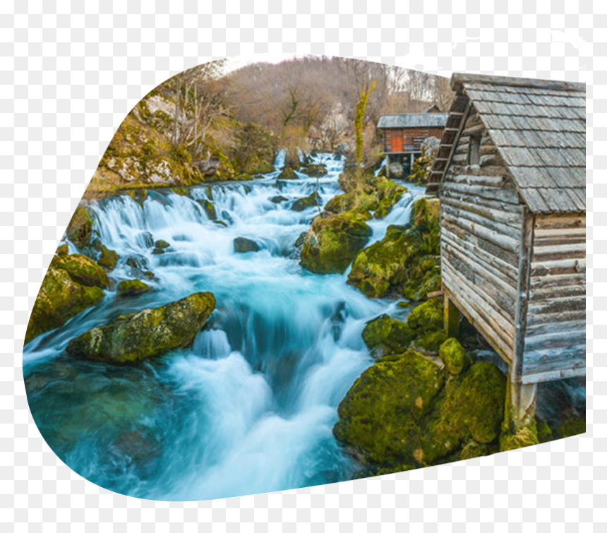 Krupa Na Vrbasu - Krupa Waterfalls, HD Png Download - water stream png