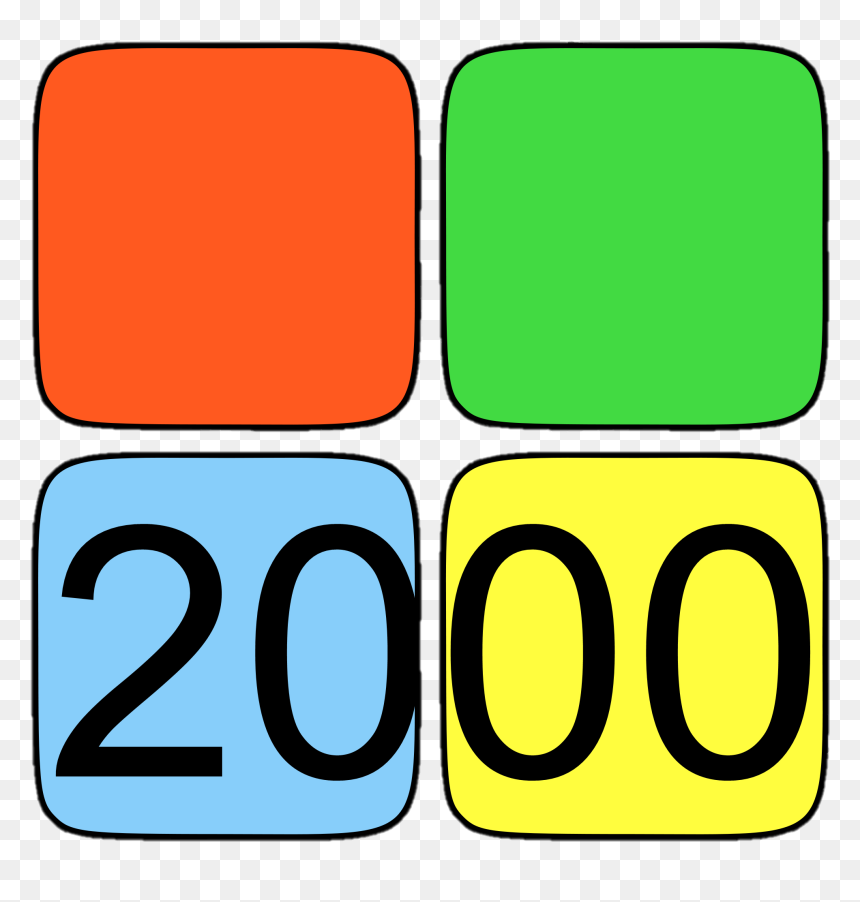 Own Windows Logo 2000 - Windows 2000, HD Png Download - window pane png