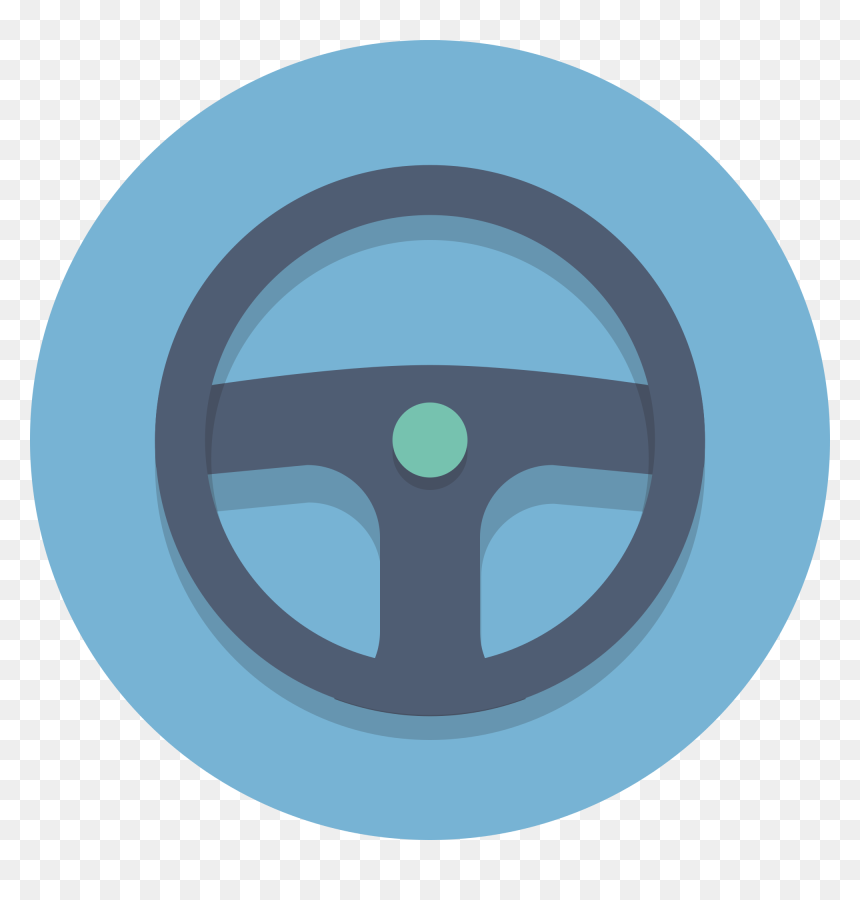 Steering Wheel , Png Download - Steering Wheel Flat Design, Transparent Png - steering wheel png