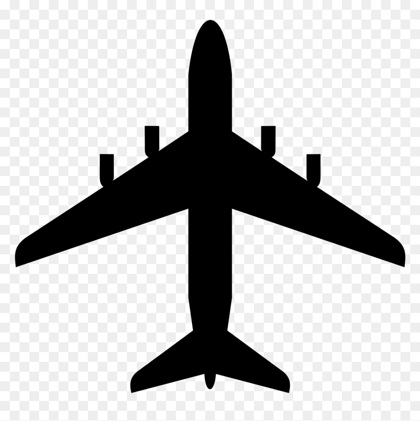 File - Silhouette An-124 - Svg - 1 200 Kc 46, HD Png Download - cross silhouette png