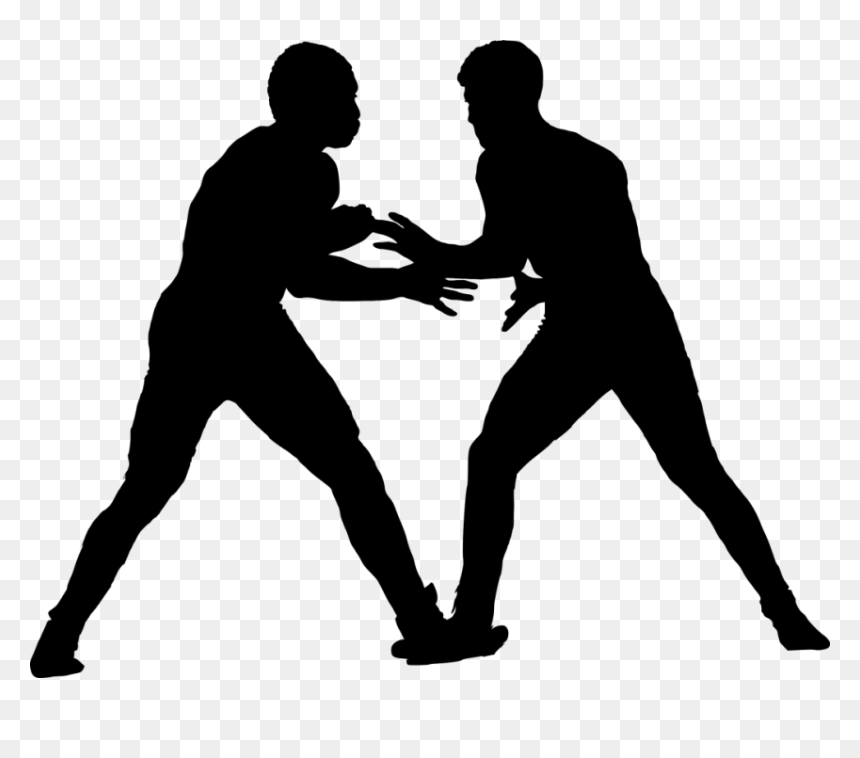 Free Png Sport Wrestling Silhouette Png Images Transparent - Wrestling Silhouette Png, Png Download - wrestling png