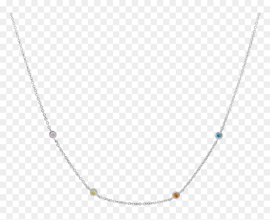 Necklace, HD Png Download - silver confetti png
