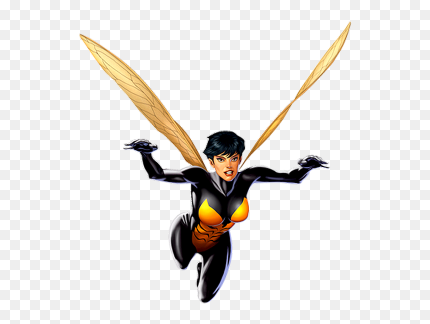 Wasp Clipart Marvel - Marvel Wasp, HD Png Download - comic png