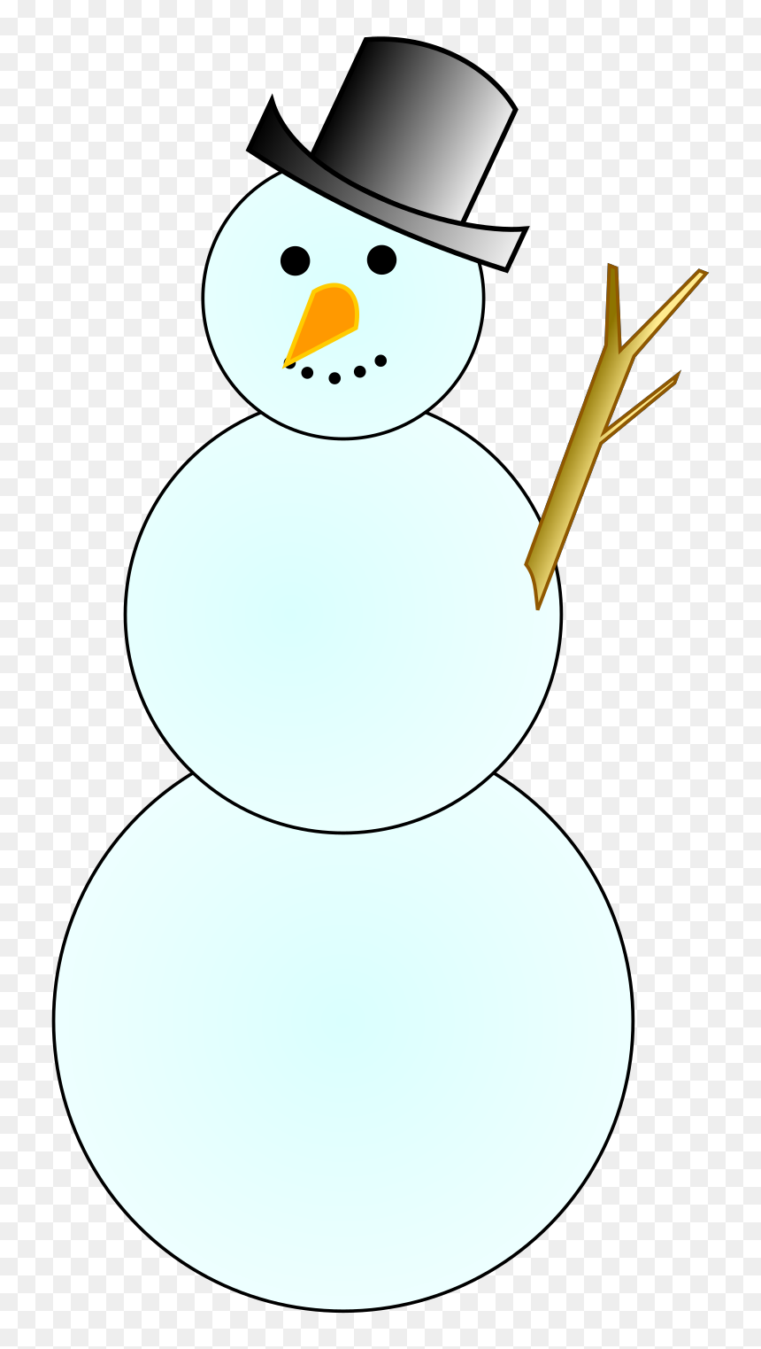 Snowman Clip Art, HD Png Download - snowman clipart png