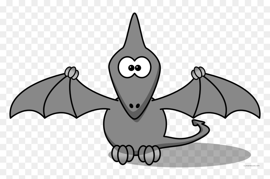 Flying Clipartblack Com Animal - Dinosaur With Wings Clipart, HD Png Download - dinosaur clipart png