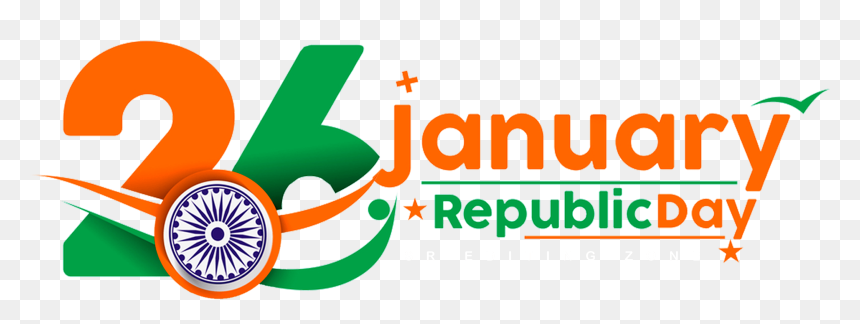 26 Jan Republic Day Png, Transparent Png - january png