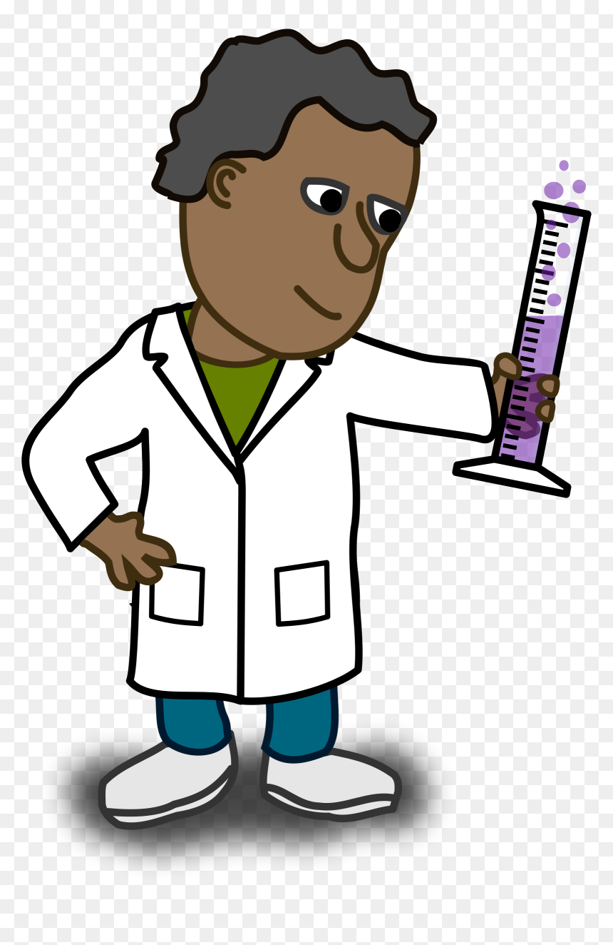 African Scientist Clip Arts - Clipart Chemist, HD Png Download - scientist png