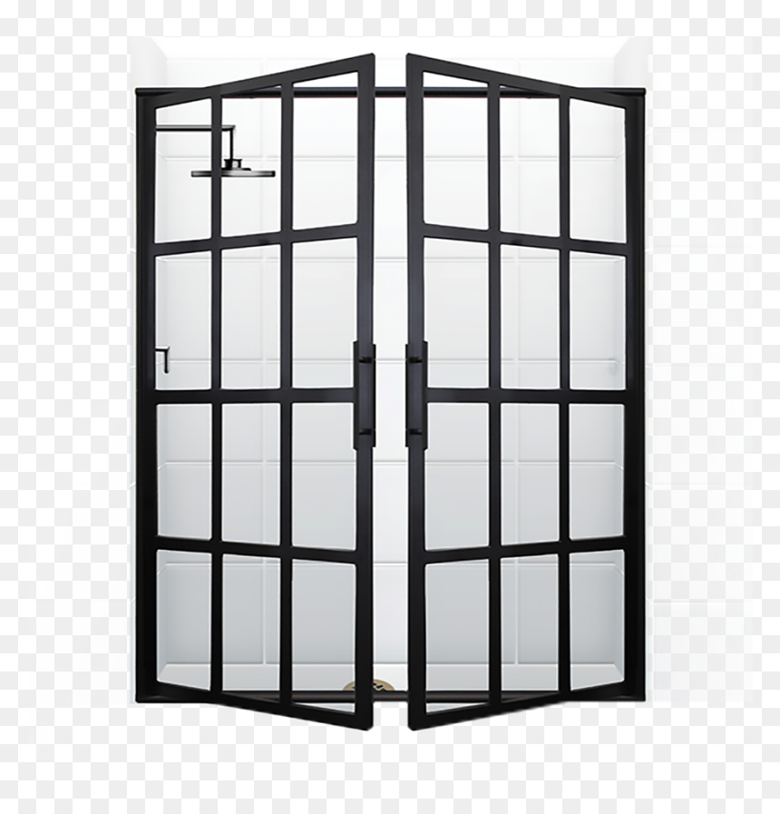 French Doors Png, Transparent Png - window pane png