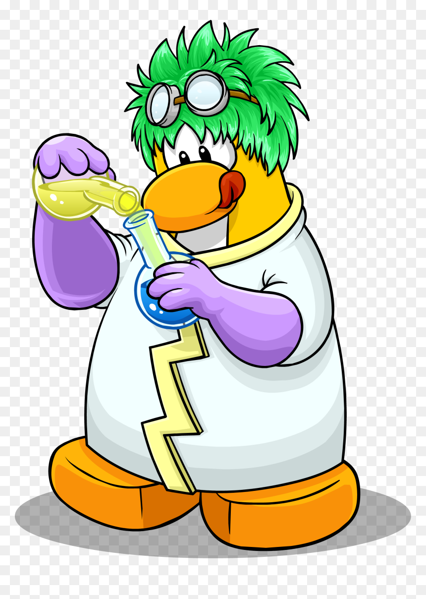 Club Penguin Rewritten Wiki - Club Penguin Penguin Scientist, HD Png Download - scientist png