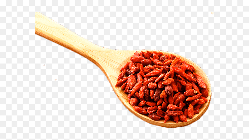 Spoonful Of Goji Berries Clip Arts - Goji, HD Png Download - wooden spoon png