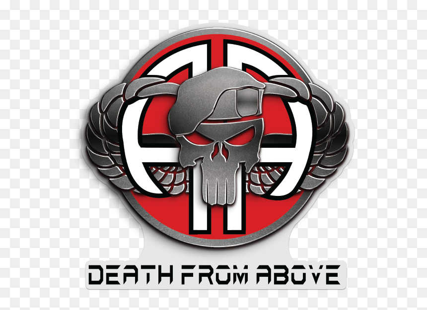 82nd Airborne Punisher Dfa - 82nd Airborne Death From Above, HD Png Download - punisher skull png