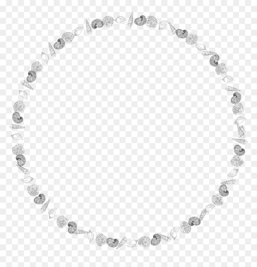 Shells Big Image Png - Circle Frame Icon Png, Transparent Png - silver frame png