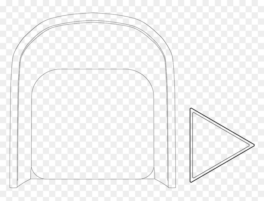 Technical Drawing, HD Png Download - equilateral triangle png