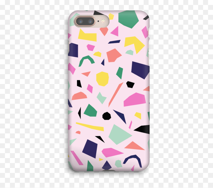 Confetti Case Iphone 8 Plus - Mobile Phone, HD Png Download - pink confetti png
