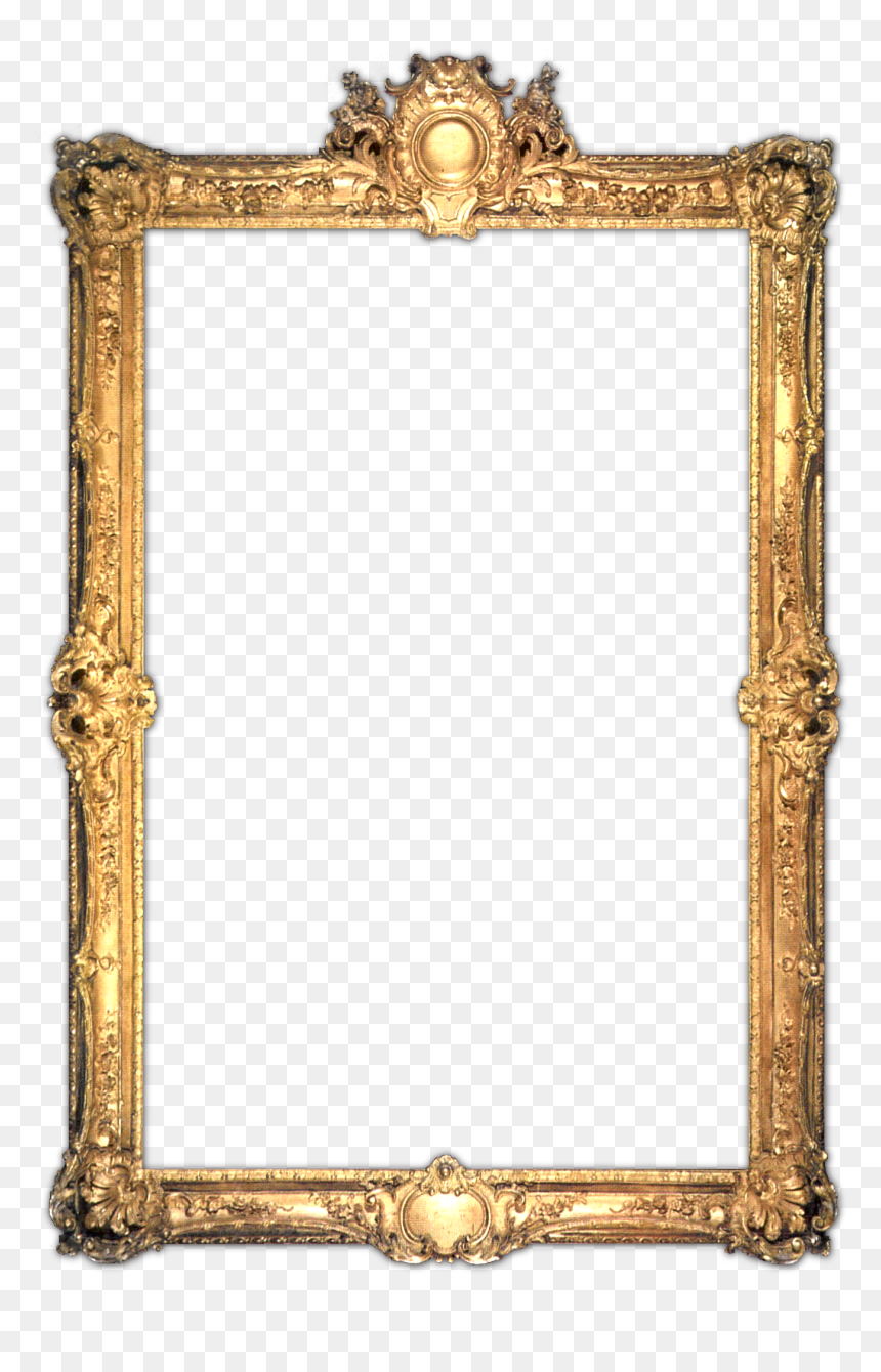 Silver Circle Matted - Gold Frame, HD Png Download - silver frame png