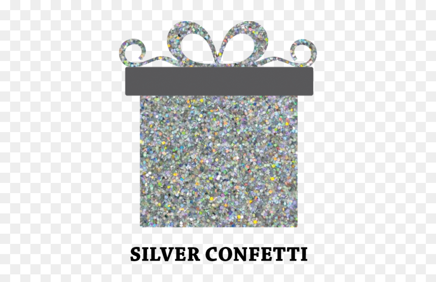 Heart, HD Png Download - silver confetti png