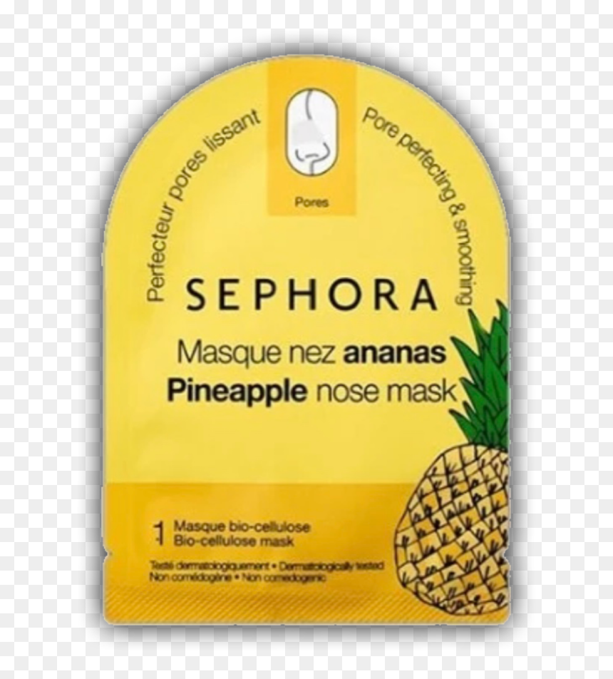 #skincare #yellow #black #green #white #fruit #pineapple - Sephora, HD Png Download - pinapple png
