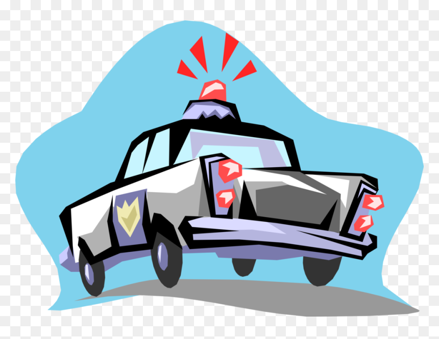 Police Cruiser In Pursuit, HD Png Download - cop car png